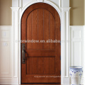Instalar fácilmente la puerta de madera moderna de diseño de la puerta principal de una sola puerta para vender